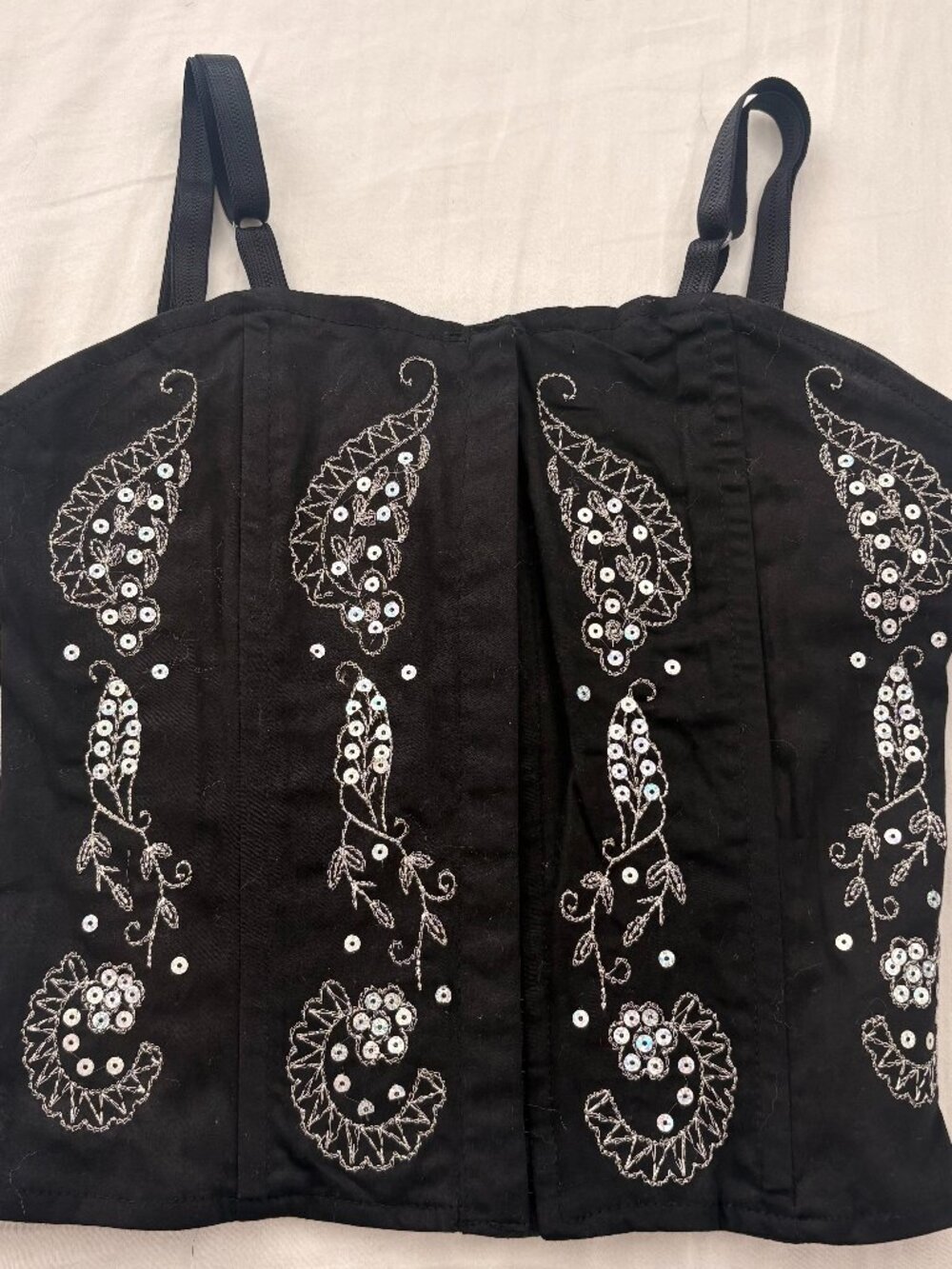 Eye Candy Women's Black Corset Size XXS-XS